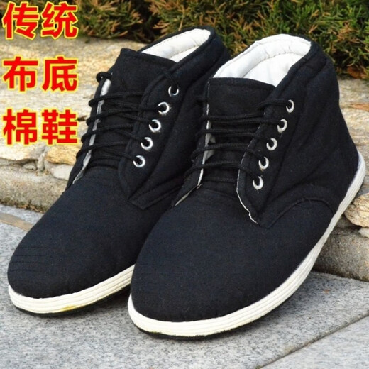78式3520军工棉鞋老北京棉布鞋千层底棉鞋男士保暖鞋冬季棉鞋 78式布棉鞋 36