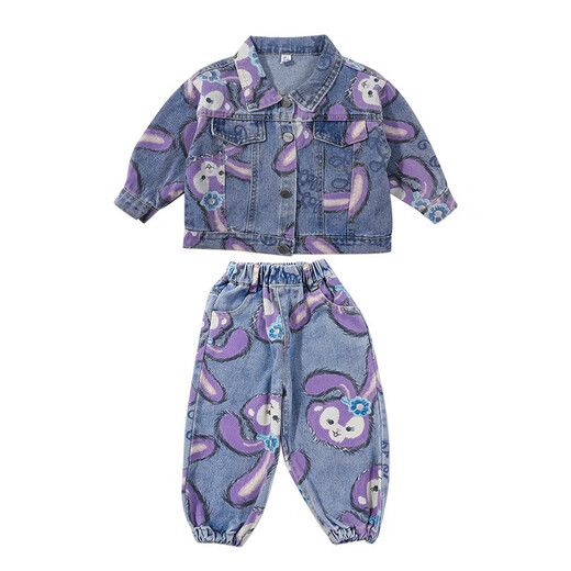 Ropa de ropa para niños Leba Mouse Juego de niñas de otoño de otoño