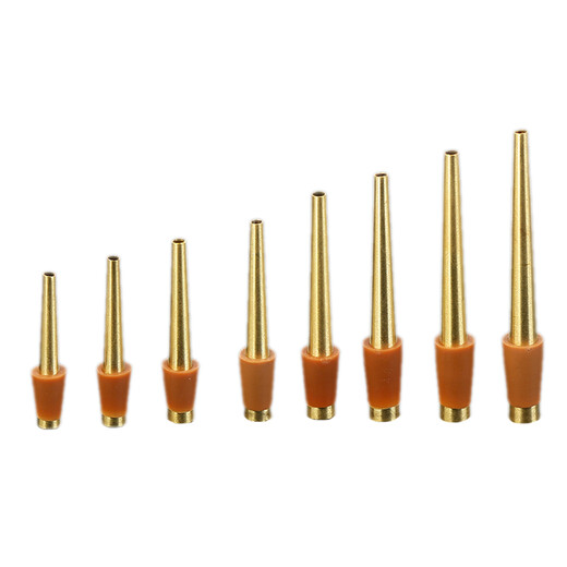 Professional brass suona core suona inch tube suona suona Qinzi suona Chongzi large core B-flat adjustment 6 cm + gas disk + rubber cover