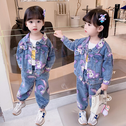 Ropa de ropa para niños Leba Mouse Juego de niñas de otoño de otoño