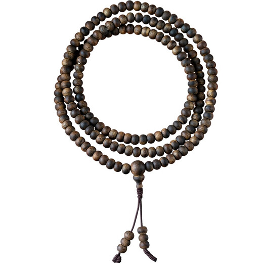 Su Xiaobei, Vietnam, Nha Trang, Chinan Agarwood Fass Perlenarmband Natürliches schwarzes Öl Schach Armband Buddhist Perlen Frauen Multi-Circle Rosenkranzperlen Kultur und Spiel YGL6636