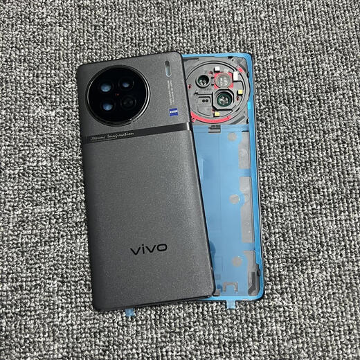 Suitable for vivoX90 original back cover x90 pure original disassembly rear glass back cover back shell mobile phone case X90/X90S market original black with lens