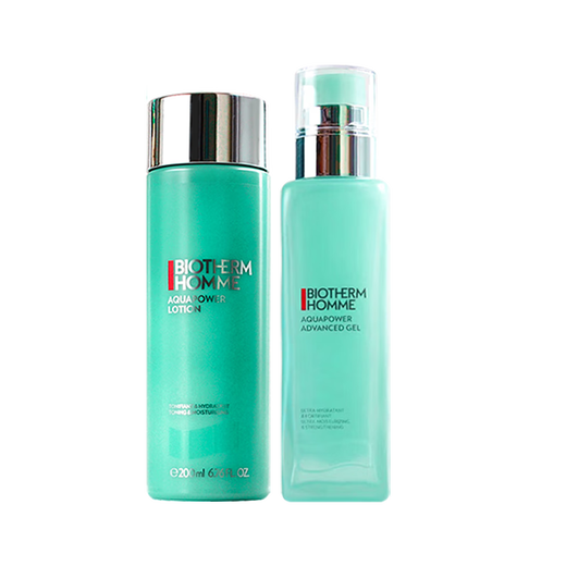 碧欧泉（BIOTHERM）洗面奶男士水动力水乳套装爽肤水乳液补水保湿清洁生日礼物 男士水动力水乳两件套