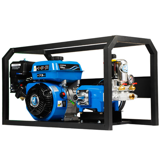 Rirui gasoline sprayer agricultural high-pressure new sprayer new butter-free electric start pesticide machine sprayer blue gasoline 60 pump electric start butter-free + 300 meters pipe