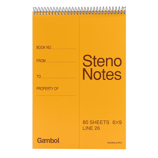 [Niedriger Preis im gesamten Netzwerk] Kokuyo Spiral Notebook Gambol Watanabe Vertikaler Bildlaufflip 6x9 Zoll 8mm Zentral-Unterspaltlinie 80 Bilder/Buch 1 WCN-S6090