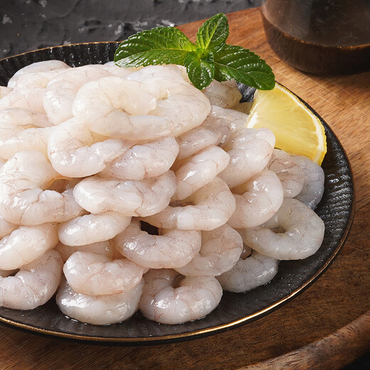 Maiyiyou frozen green shrimp 1 Jin Jin is equal to 0.5 kg / (55-65 pieces) Jade shrimp Net weight 500g shrimp contains protective ice 0.1kg