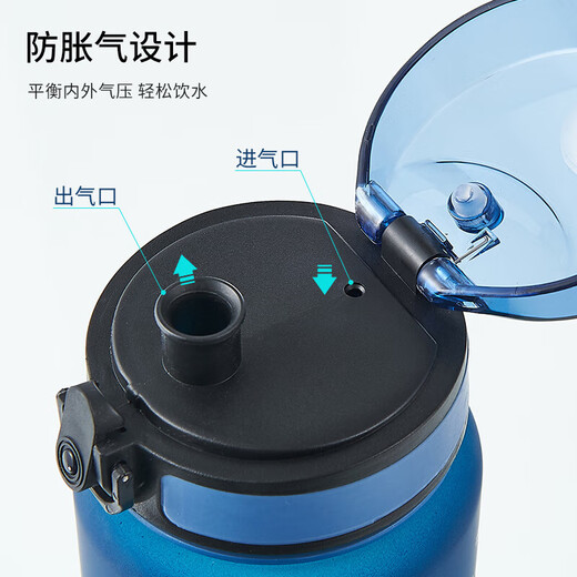 Shandianshui Sports Kettle Large Capacity 1000ml Outdoor Portable Men's and Women's Fitness Plastic Cup Home Museum Student Gift