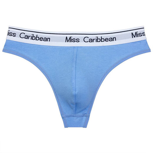 IOSN men's cotton thong sexy U convex sports underwear letters low waist fitness markless briefs cotton T-trousers black M weight 95-110Jin [Jin equals 0.5 kg]