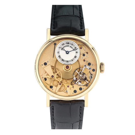 [Second-hand 95 new] Breguet/BREGUET Shishi Series 18k White Gold Full Hollow Luxury Automatic Machinery Men's Watch 37mm Manual Machinery 7027BA/11/9V6
