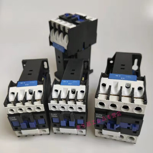 CJX2-25008两常开两常闭25004 12004 12008 95008直流接触器DC24V DC36V CJX2-09004四常开