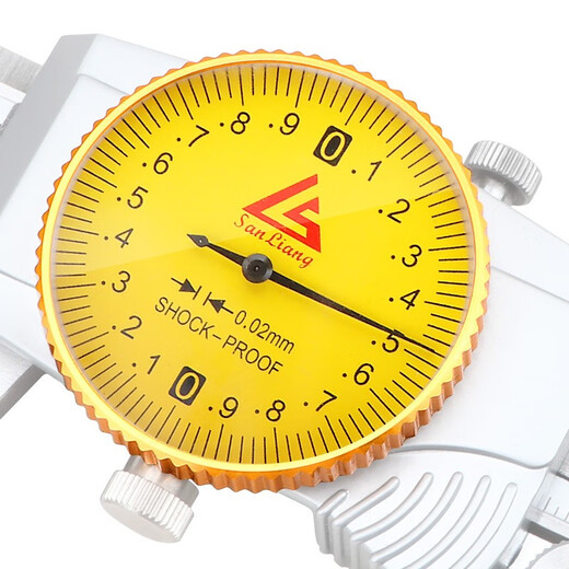 Three-quantity caliper with meter 0-150-200-300mm high-precision representative stainless steel vernier caliper industrial JDA03 caliper with meter 0-300mm0.02
