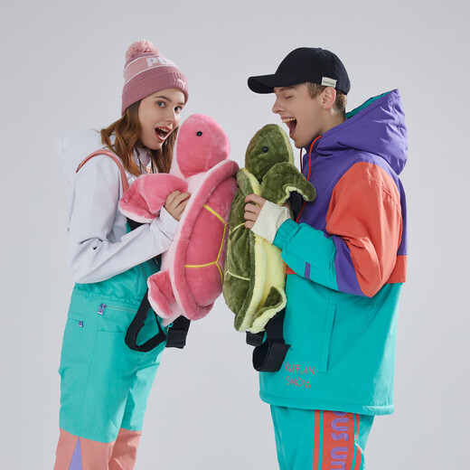 Kufun ski hip protection small turtle protective gear butt pad anti-fall pants skating adult children men and women single board equipment internet celebrity green turtle suit/1.5 meters or more