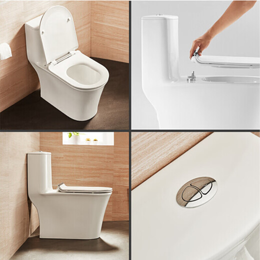 Huida Badezimmer Zwei-teiliger Paket Jet Siphon Wassersparend und Verlangsamung der Toilettenabdeckung Integrierte Toilettendusche 6218 Toilette + 5511-P01CP Dusche 400 Grubenentfernungsfabrik Direktlieferung National Joint Insurance