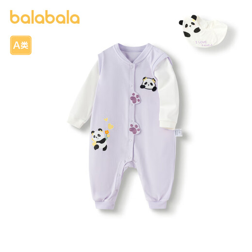 巴拉巴拉婴儿连体衣秋装宝宝包屁衣【乐乐趣IP】200324120201