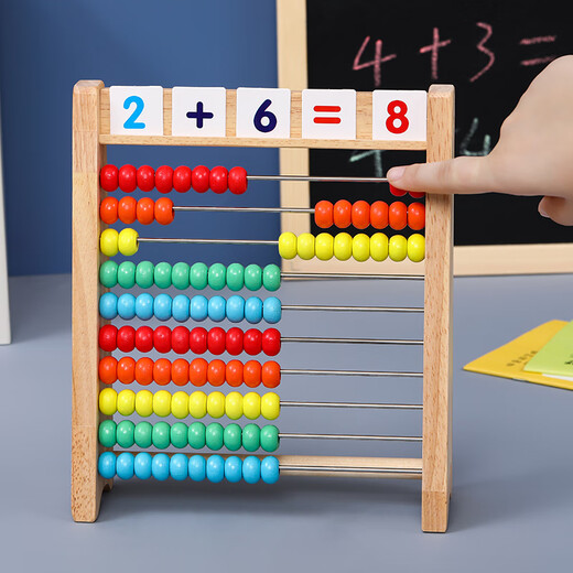 Sangetian (Sangty) Kinderberechnungsstand stehen zehn Rang Mathematikunterrichtshilfen frühe Bildung Grundschüler kleiner Stick-Zähler Kindergärtner Zusatz und Subtraktion