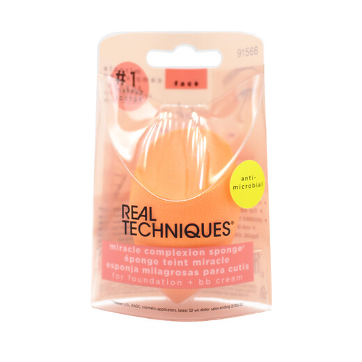 Real Techniques Beauty Egg Sponge Makeup Egg 1 Pack Makeup Wet and Dry Powder Puff