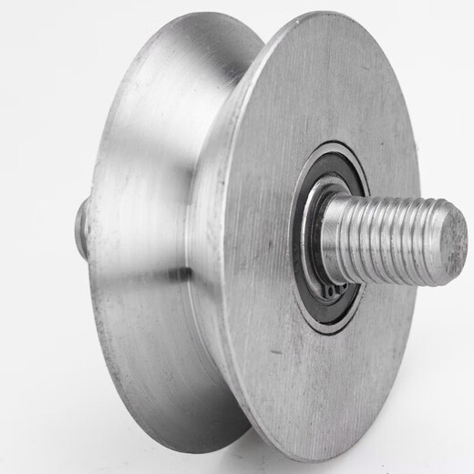 
V-type track wheel/angle iron pulley/light rail wheel triangular wheel/electric door wheel/iron door groove wheel/mobile door wheel 12040V wheel double-head wire