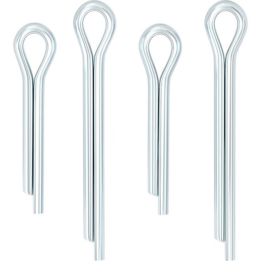 Fengji GB91 galvanized split pin elastic hairpin pin bayonet shaft pin 1.5M2M2.5M3M4M5M6MM8 1.5*8 100 pieces