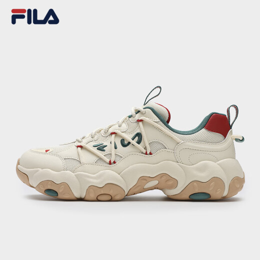 
FILA official men's shoes, cat claw shoes, 6 generation couple dad shoes 2025 spring new lightweight and comfortable casual sneakers [men] cloud white-CC 42