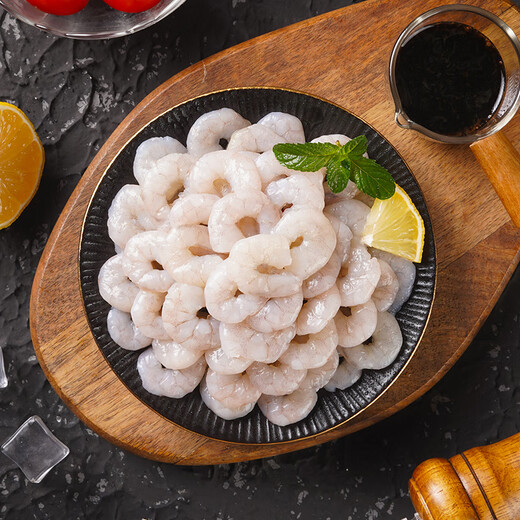 Maiyiyou frozen green shrimp 1 Jin Jin is equal to 0.5 kg / (55-65 pieces) Jade shrimp Net weight 500g shrimp contains protective ice 0.1kg