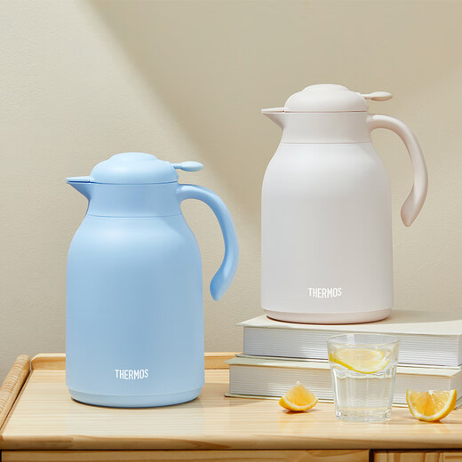 膳魔师（THERMOS）保温壶1480ml真空玻璃内胆暖水壶家用大容量热水瓶TEHA-1500G-CRM