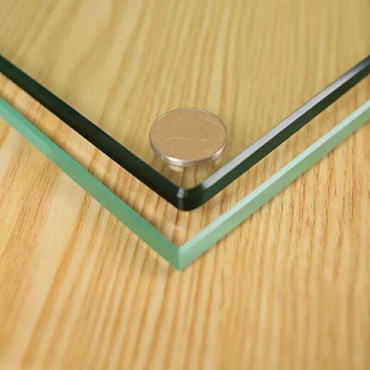 XMSJ Esstisch Glase Custom großer runder Tischglas Arbeitsplatte Möbel Glas