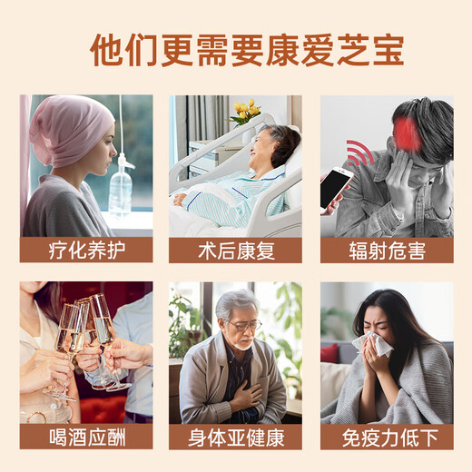 Xianzhilou Breaking Wall Ganoderma Lucidum Spore Powder Ganoderma Lucidum Powder Capsules Visiting Gifts for Middle-aged and Elderly Health Products Anti-radiation and Radiation Increase Immunity 6 Boxes 720g [Second-year Volume] Deep Consolidation-Capsules