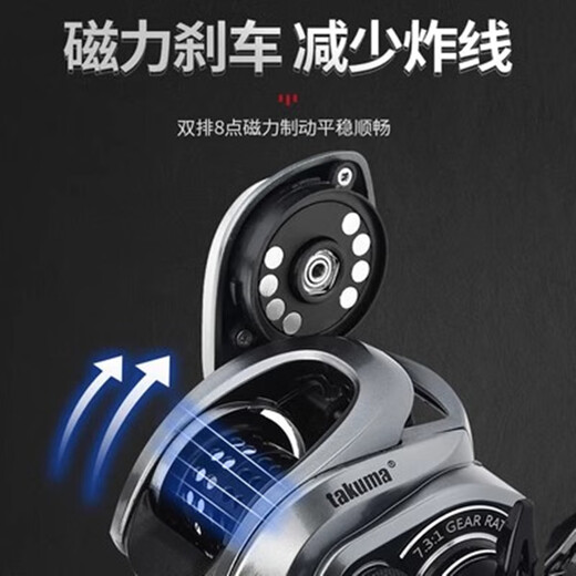 塔酷马水滴轮远投防炸深浅双线杯超轻微物泛用打黑金属路亚轮P1+679加强 P1双线杯版（微物+泛用线杯） 左手轮