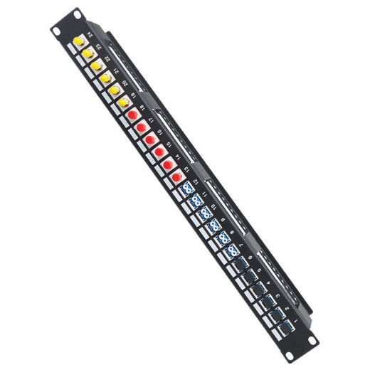 Hanwei 24 Core 48 CORE 96 CORE CORE NACH-Through-Faserverteilungsrahmen Jumper SC/FC/ST/LC Single-Mode Multi-Mode OM3/OM4 Optical Cable Flanschmodul ohne Schweißen von Faserverteilungsrahmen für direkte Plug-in-Rack-Racktyp (48 Core/LC-Port)