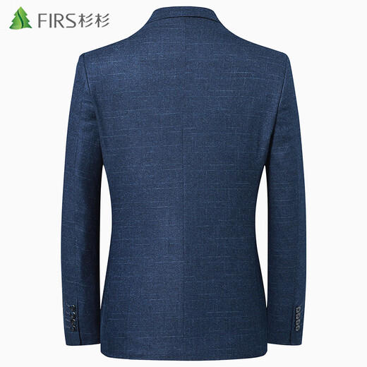 杉杉（FIRS）西服男春秋款商务中年西装休闲男士单西外套正装职业装上衣西装 9836深蓝 180 