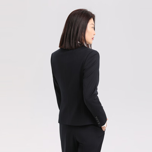 YOUNGOR Suit Women's Spring and Summer Suit VOTF277158FYF Top Dark Blue S 155/84A