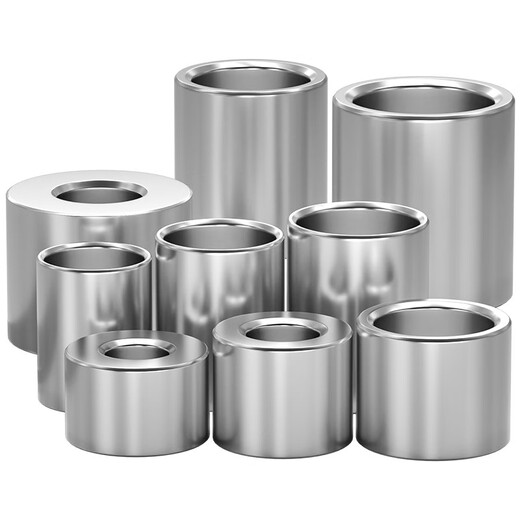 Fengji 304 stainless steel extended cylindrical sleeve bushing hollow tube toothless screw spacer column sleeve pin sleeve M17*20*30 1 piece