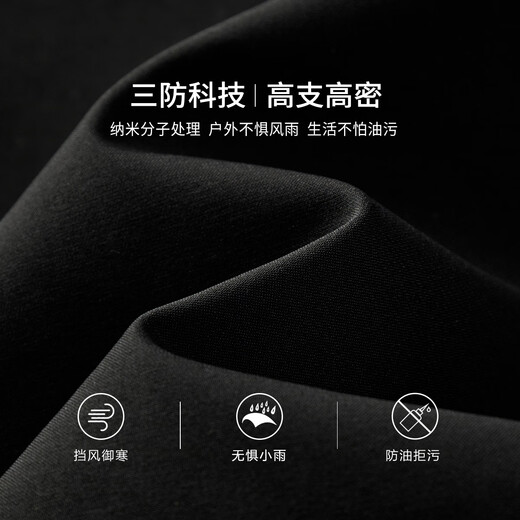 Shanshan three-proof technology jacket men's spring and autumn business casual waterproof diagonal pocket classic stand collar men's clothing