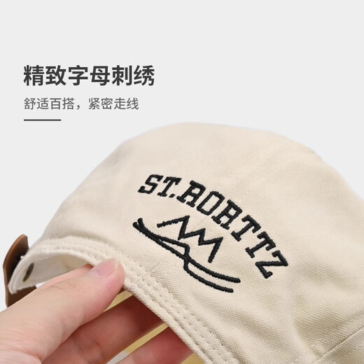 
Yun Jianzhi showed his face, two positive and negative two-beret men's British retro front hat newspaper berets newspaper painter hat female baseball cap black