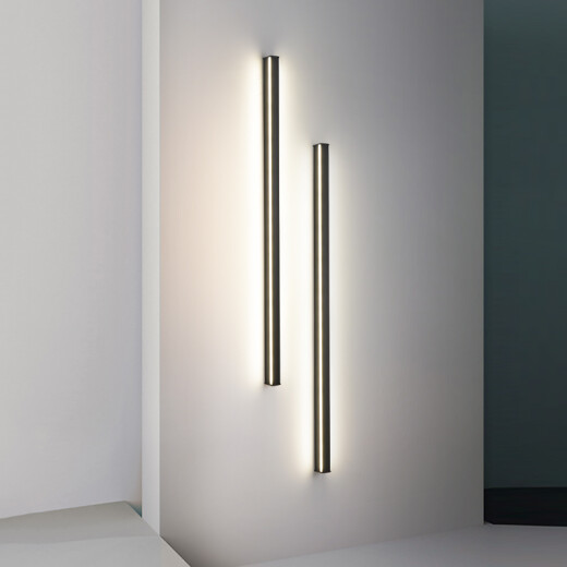 Grand View Garden (DGY) luces de pared minimalistas, luces de ambiente de hogar inteligentes, luces de sofá de sala de estar LED largas, luces de pared de fondo, lámparas de Zhongshan, 003o 9716-triple Cambio de luz 80cm-10W