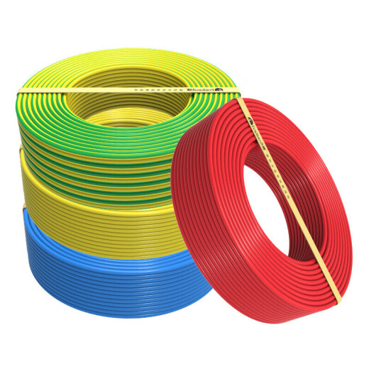 Feidiao (FEIDIAO) wire and cable BV4 square national standard household copper core wire single core single strand copper wire 100 meters red live wire