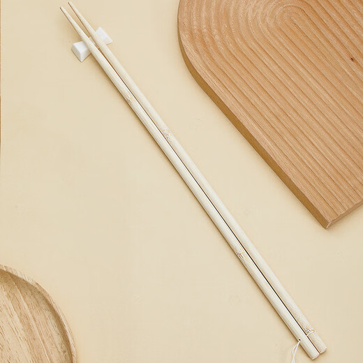 Tang Zong chopsticks, bamboo hot pot chopsticks single and double 45cm, extended bamboo chopsticks, fried chopsticks, noodles chopsticks, anti-scalding tableware C1479