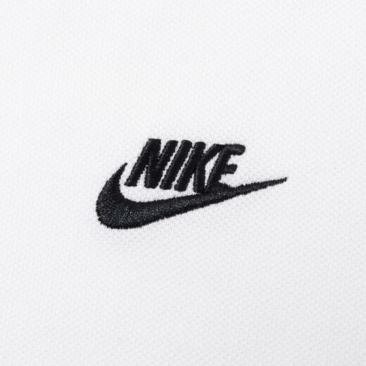耐克（NIKE）短袖男装2025夏季新款运动服时尚透气POLO衫翻领T恤FN3895-063 FN3895-100白色刺绣小标 S