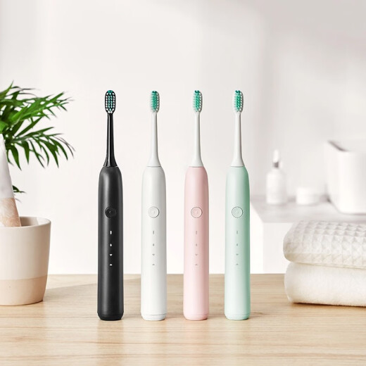 NetEase carefully selects Japanese-style sonic electric toothbrushes for gift giving. The upgraded version is 3-speed controlled and waterproof. Adult rechargeable sonic vibration toothbrush for couples [upgraded version] ivory white body + one brush head.