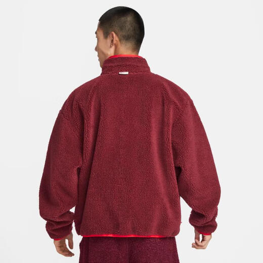 耐克（NIKE）官网官方男装 2025春季新款运动服仿羊羔绒立领休闲保暖夹克外套 FZ6194-677 L 175（建议130-150斤）