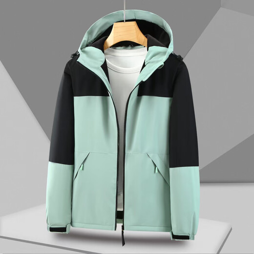 冲锋衣定制工作服印logo男女秋冬户外登山团体三合一加绒加厚外套 9901大牌同款一体加绒冲锋衣 XL