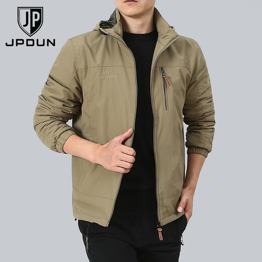 JP Jacke plus Fleece Herren -Kapuze Casual Dick Jacke warm 9898 Grau 2xl