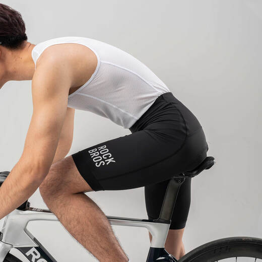 Rockbros (Rockbros) Pantalones de verano pantalones cortos para hombres y mujeres Montaña Bike Bike Bicicleta Pantalones de bicicleta de bicicleta Equipo de bicicleta de esponja Modelo avanzado - Modelo de hombres (almohadilla actualizada) 2XL