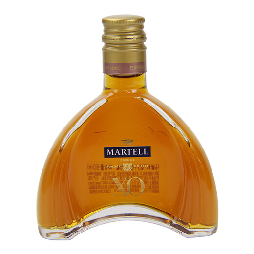 马爹利高华仕 马爹利XO酒伴 法国干邑白兰地 50mL小酒版 盒装 进口洋酒 50mL 1瓶