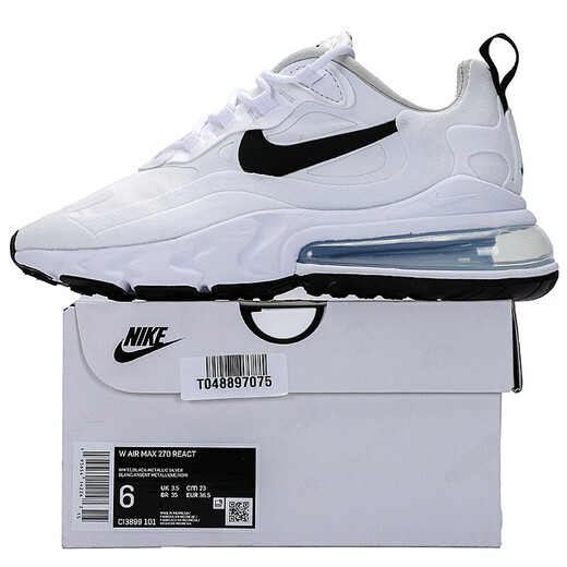 Nike women's shoes 2023 spring new sports shoes AIR MAX270 cushioning breathable fashionable casual and comfortable running shoes CI3899-101 38.5
