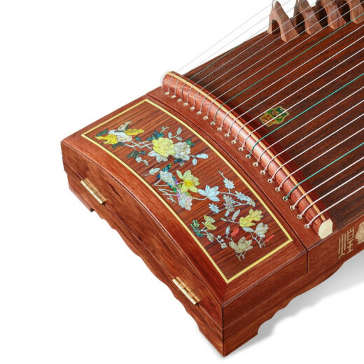 
Dunhuang brand Dunhuang Guzheng 694KK/694L-L/694TT/694LL/7694RR/694PP Grade Examination Performance Solid Wooden Junior 694LL Flowers Full Set of Accessories