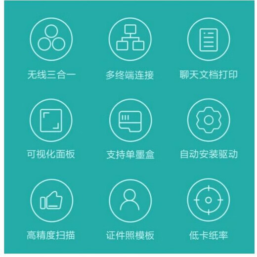 
Xiaomi Mijia inkjet printing all-in-one color printer Print/copy/scan multi-function three-in-one wifi [Ink cartridge type] inkjet printing all-in-one APP wireless inkjet photo printer