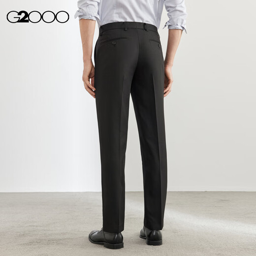 G20002025 spring and summer shopping mall same style antistatic machine washable easy care crisp formal suit trousers black 33