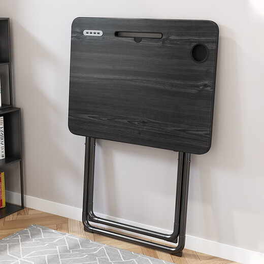 Orenford Home Installation-free Computer Desk Modern Simple Writing Desk and Chair Foldable Desk Dormitory Office Study Table Walnut Computer Desk 60*40*70 Foldable