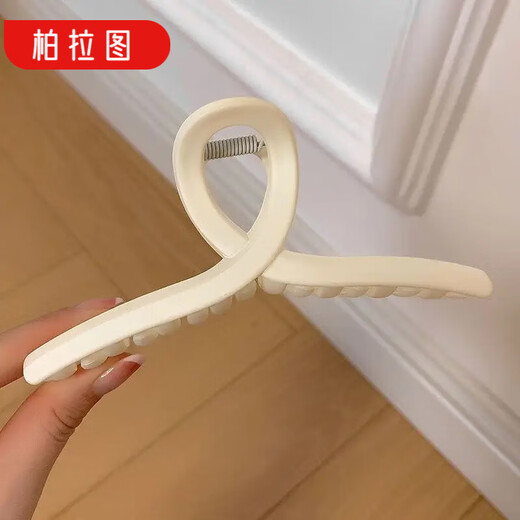 Plato 8 pcs new grabber makeup clip bathing hairpin for women with large hair volume on the back of the head hairpin shark clip headdress square coffee color 1 pc